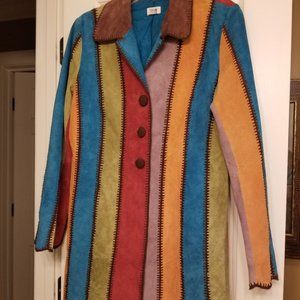 Think Tank long suede coat